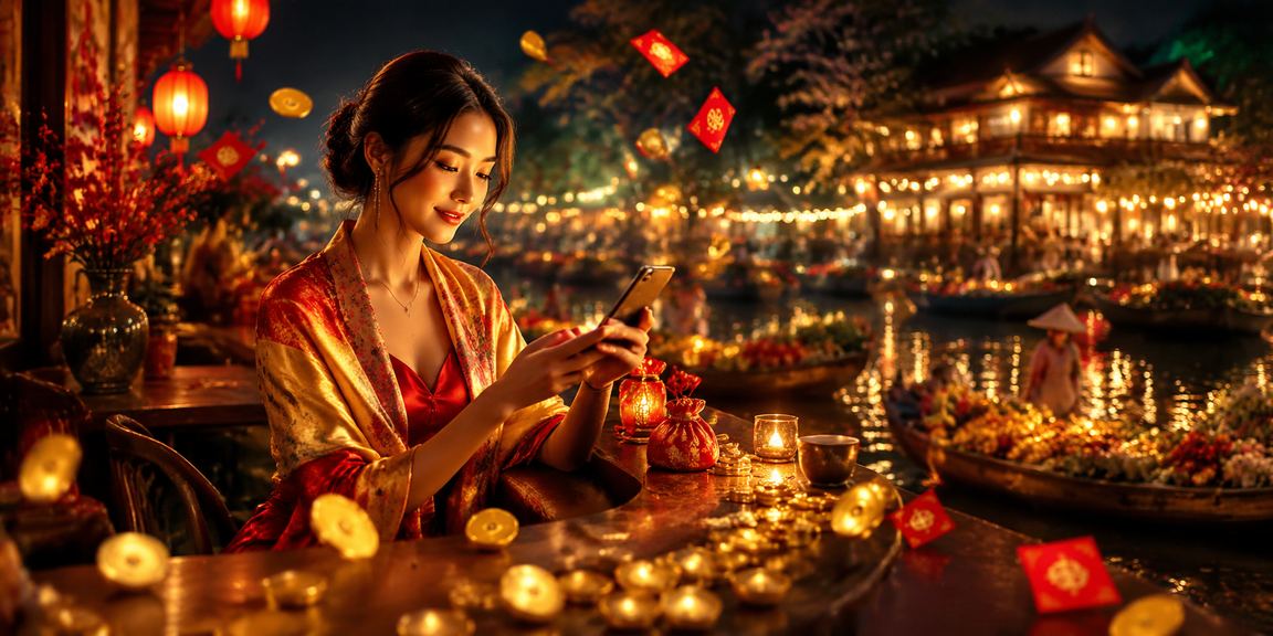 Không khí lễ hội Đà Lạt với người dùng kiểm tra kết quả kèo thể thao và phần thưởng trực tuyến